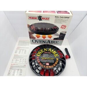 Nordic Ware Oven Aire Hot Air Convection Cooking Complete w/Instructions